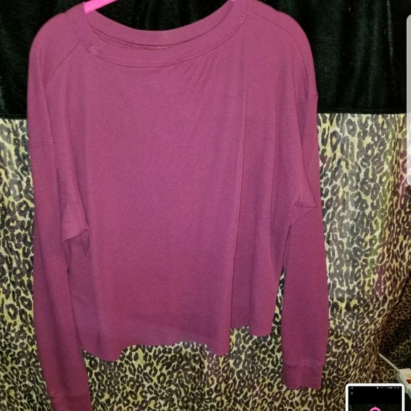 Vs pink waffle top long sleeve - Picture 2 of 2